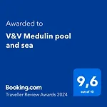 V&v Private Pool Near Beach, 200m Appartement